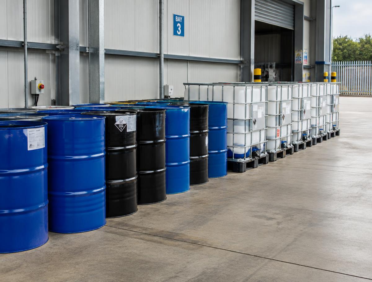 Paint waste containers
